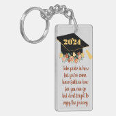 INSPIREREND QUOTE AFSTUDEREN KLASSE 2024 SLEUTELHANGER (Voorkant Links)