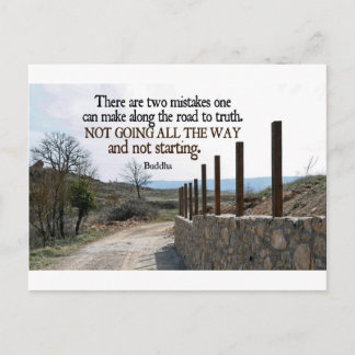 Inspirerend quote — Boeddha Briefkaart