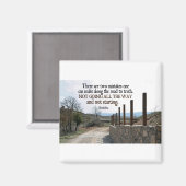 Inspirerend quote — Boeddha Magneet (Voorkant / Achterkant)