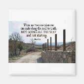 Inspirerend quote — Boeddha Magneet (Voorkant)