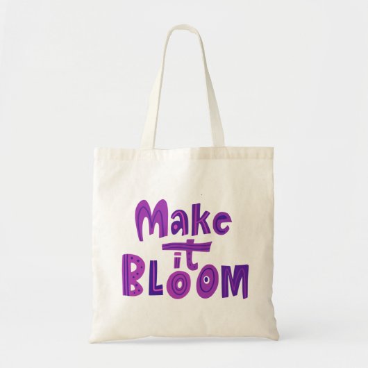 inspirerend quote canvas tassen (Voorkant)