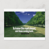 Inspirerend quote - Chinees spreekwoord Briefkaart (Voorkant)