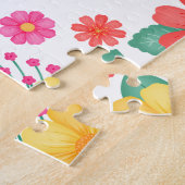 Inspirerend quote Creëer uw eigen bloem Legpuzzel (Zijkant)