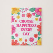 Inspirerend quote Creëer uw eigen bloem Legpuzzel (Verticaal)