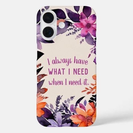 Inspirerend quote Dankbaarheid Magisch Motivatie Case-Mate iPhone Case (Achterkant)