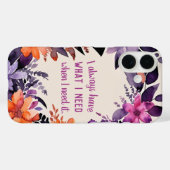 Inspirerend quote Dankbaarheid Magisch Motivatie Case-Mate iPhone Case (Achterkant (horizontaal))