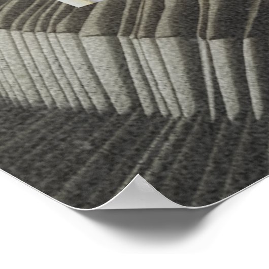 Inspirerend quote De pagina's van uw script brande Poster (Hoek)