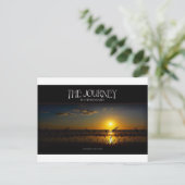 Inspirerend quote - De reis van het leven Briefkaart (Staand voorkant)