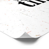 inspirerend quote één dag voor een ongemakkelijk m poster (Hoek)