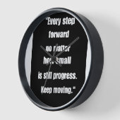 inspirerend quote: Elke stap voorwaarts is vooruit (Hoek)