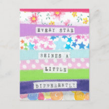 Inspirerend quote - Elke ster schijnt