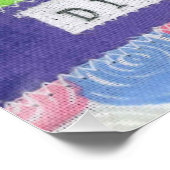 Inspirerend quote - Elke ster schijnt Perfect Poster (Hoek)