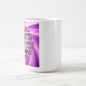 Inspirerend Quote en Hand getrokken Zonnebloem Koffiemok (Center)