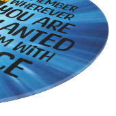 Inspirerend Quote en Hand getrokken Zonnebloem Snijplank (Hoek)