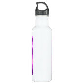 Inspirerend Quote en Hand getrokken Zonnebloem Waterfles (Achterkant)