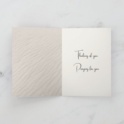 Inspirerend Quote en zeesterren Kaart (Binnen)