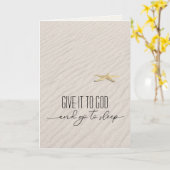 Inspirerend Quote en zeesterren Kaart (Gele Bloem)