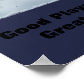 Inspirerend Quote Football Inspire Team Poster (Hoek)