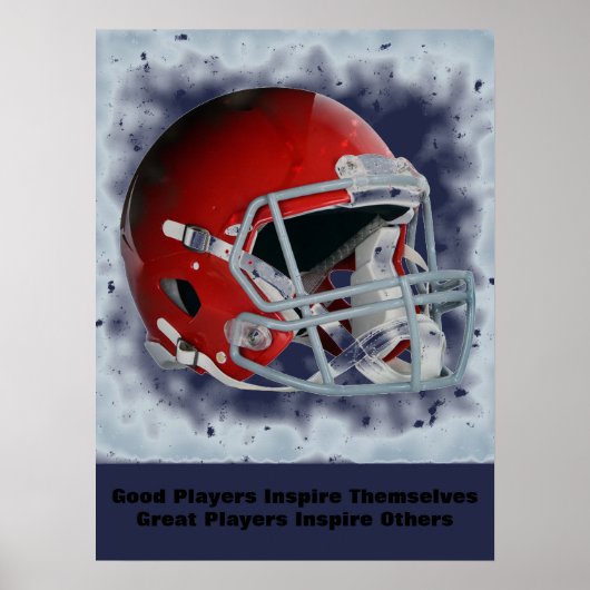 Inspirerend Quote Football Inspire Team Poster (Voorkant)