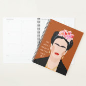 Inspirerend quote Frida Kahlo Illustratie Vrouwen Planner (Display)