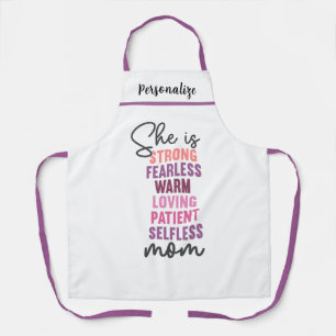 Inspirerend Quote Gift voor Mom Kitchen Schort