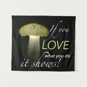 Inspirerend Quote Glowing Solar Lawn Mushroom Wandkleed
