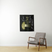 Inspirerend Quote Glowing Solar Lawn Mushroom Wandkleed (In situ)