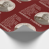  Inspirerend Quote HARRIET TUBMAN Cadeaupapier (Hoek)