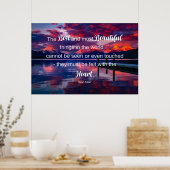 Inspirerend quote: Helen Keller Poster (Keuken)