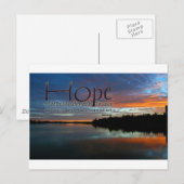 Inspirerend quote -- Hoop Briefkaart (Voorkant / Achterkant)