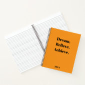 Inspirerend Quote Journal & Planner Ontwerp Notitieboek (Binnen)