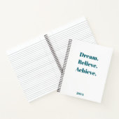 Inspirerend Quote Journal & Planner Ontwerp Notitieboek (Binnen)