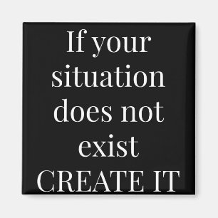 Inspirerend Quote-koelkast Magnet 2X2 Square