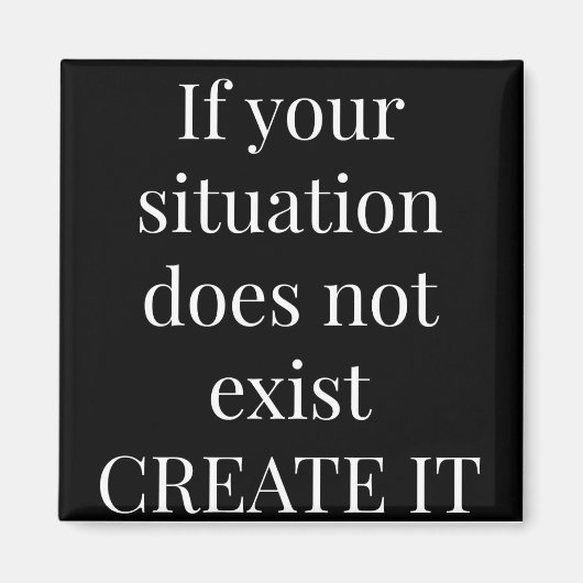Inspirerend Quote Koelkastmagneet 2x2 Vierkant Magneet (Voorkant)