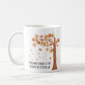 Inspirerend Quote Koffie Mok - Waterverf Design (Links)