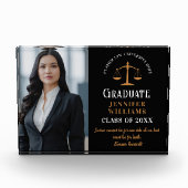 Inspirerend Quote Law School Afstuderen Fotoblokken (Voorkant)