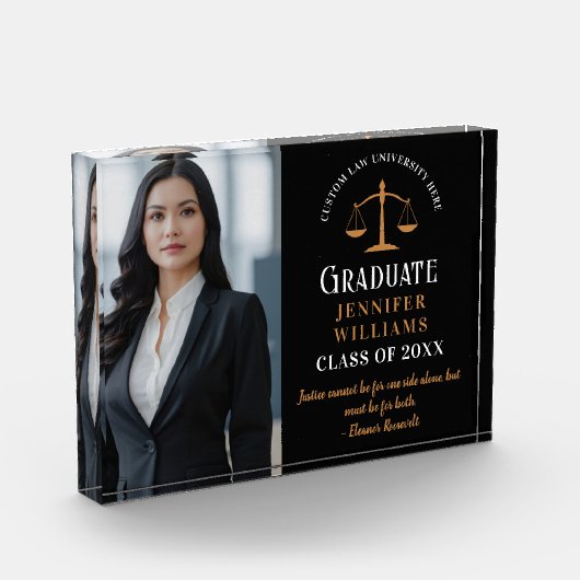 Inspirerend Quote Law School Afstuderen Fotoblokken (Links)