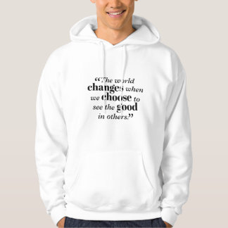 Inspirerend quote Mannen Hoodie