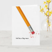 Inspirerend quote met potlood kaart (Gele Bloem)