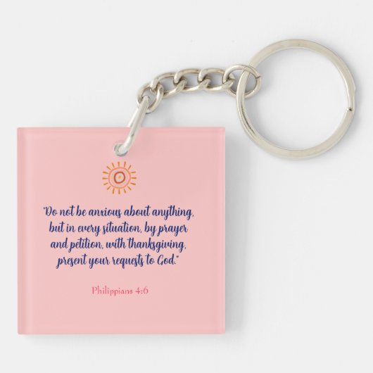 INSPIREREND QUOTE MODERN BOHO REGENBOOG SLEUTELHANGER (Achterkant)