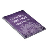 Inspirerend Quote Motivatie Gratitude Journal Notitieboek (Rechterzijde)