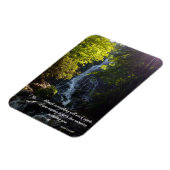 inspirerend quote - natuur foto - magneet (Linkerzijde)