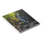 inspirerend quote - natuur foto - notitieblok (Schuin)