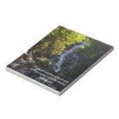 inspirerend quote - natuur foto - notitieblok (Linkerzijde)