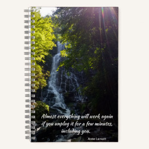 inspirerend quote - natuur foto - Tijdschrift Notitieboek