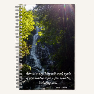 inspirerend quote - natuur foto - Tijdschrift Notitieboek