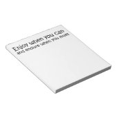 Inspirerend quote notitieblok unieke cadeaucadeaus (Schuin)