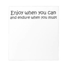 Inspirerend quote notitieblok unieke cadeaucadeaus