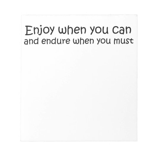 Inspirerend quote notitieblok unieke cadeaucadeaus (Voorkant)