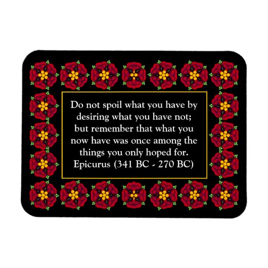 Inspirerend quote op Disire Magnet Magneet (Horizontaal)